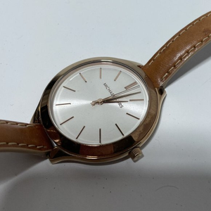 Michael Kors MK‎ 2284 Wrist Watch for Women Thin Leather Light Brown Strap